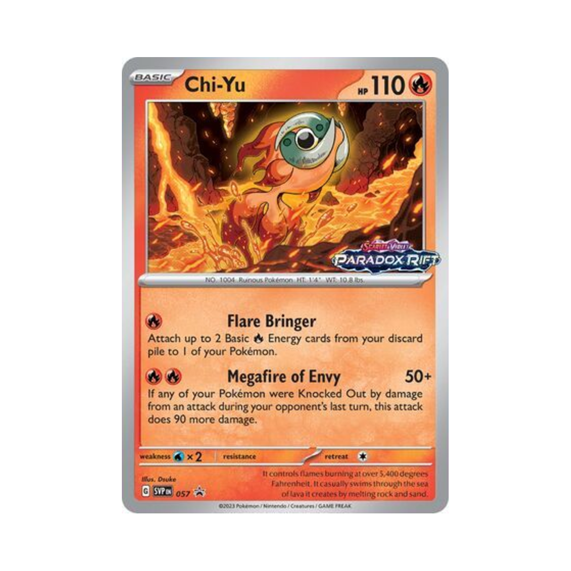 포켓몬 TCG 위유이 P 스칼렛 & 바이올렛 프로모 카드 (영문판)(Pokemon TCG Chi Yu P Scarlet & Violet Promos (English Ver.)) - 1