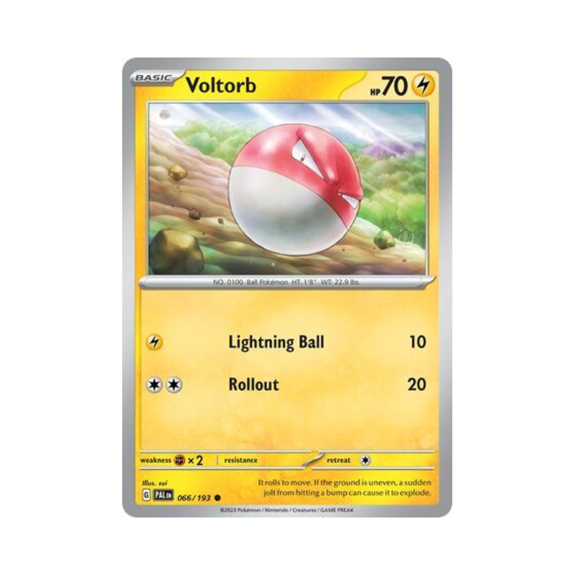포켓몬 TCG 찌리리공 C 팔데아 이볼브드 (영문판)(Pokemon TCG Voltorb C Paldea Evolved (English Ver.)) - 1