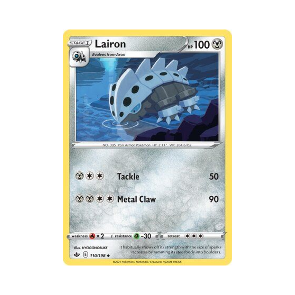 포켓몬 TCG 갱도라 U 칠링 레인 (영문판)(Pokemon TCG Lairon U Chilling Reign (English Ver.)) - 1