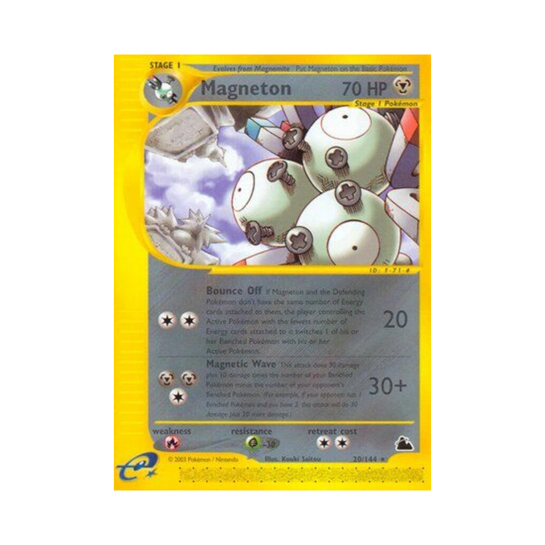 포켓몬 TCG 레어코일 R 스카이리지 (영문판)(Pokemon TCG Magneton R Skyridge (English Ver.))