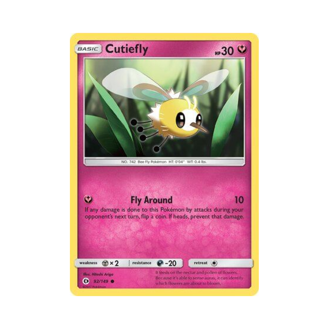 포켓몬 TCG 에블리 C 썬 & 문 (영문판)(Pokemon TCG Cutiefly C Sun & Moon (English Ver.)) - 1