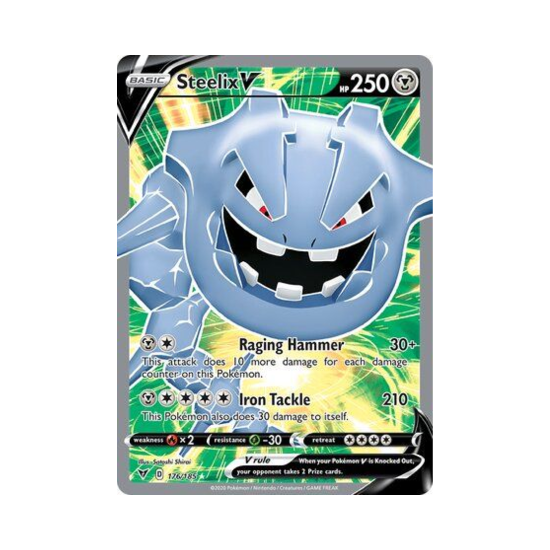 포켓몬 TCG 강철톤 V RU 비비드 볼티지 (영문판)(Pokemon TCG Steelix V RU Vivid Voltage (English Ver.)) - 1
