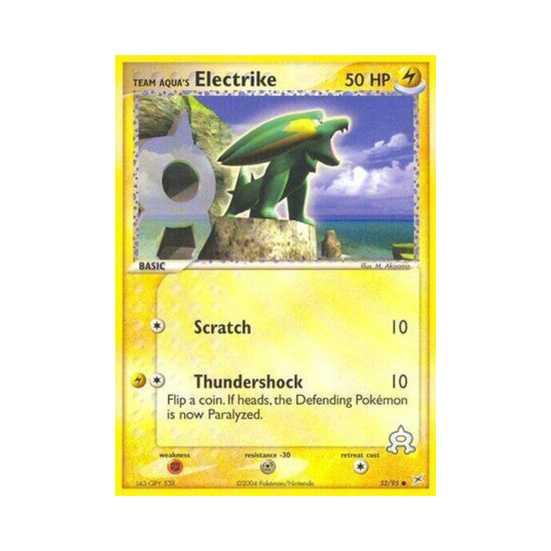 포켓몬 TCG 아쿠아단의 썬더라이 C EX 마그마단 vs 아쿠아단 (영문판)(Pokemon TCG Team Aqua's Electrike C EX Team Magma vs Team Aqua (English Ver.)) - 1