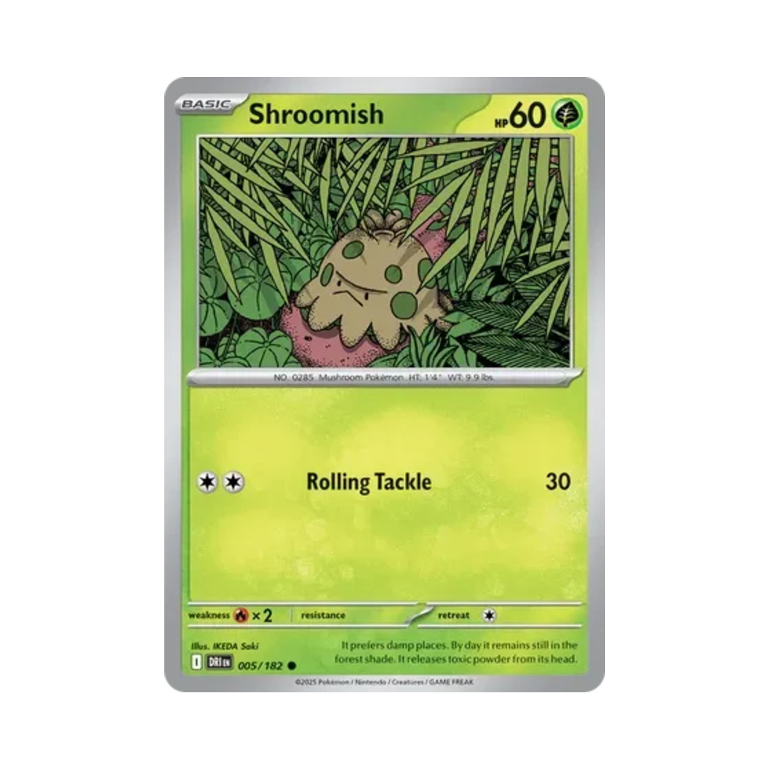 포켓몬 TCG 버섯꼬 C 데스티니드 라이벌스 (영문판)(Pokemon TCG Shroomish C Destined Rivals (English Ver.)) - 1