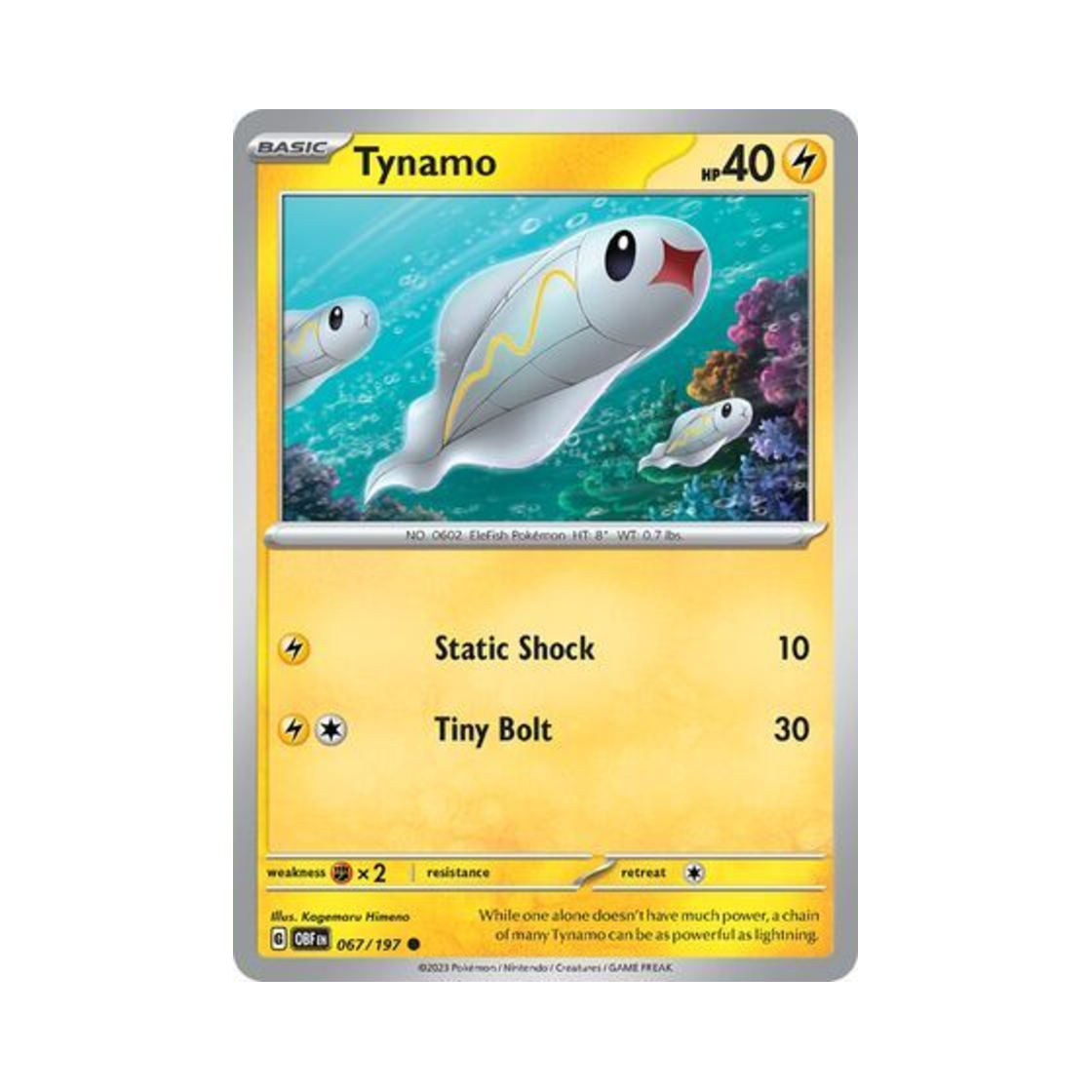포켓몬 TCG 저리어 C 옵시디언 플레임즈 (영문판)(Pokemon TCG Tynamo C Obsidian Flames (English Ver.)) - 1