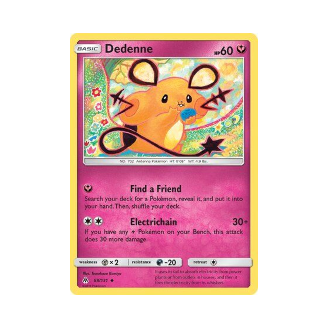 포켓몬 TCG 데덴네 U 포비든 라이트 (영문판)(Pokemon TCG Dedenne U Forbidden Light (English Ver.))