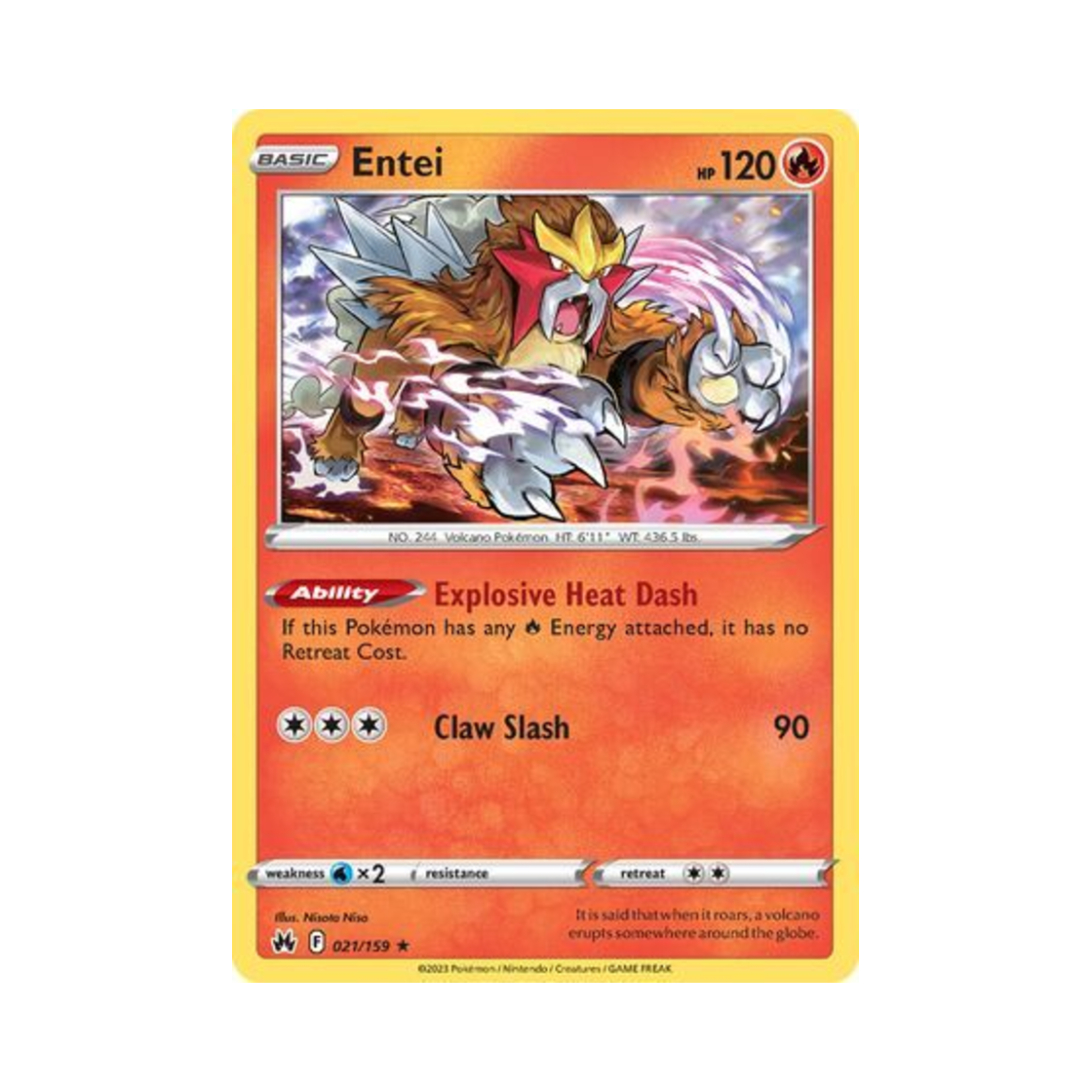 포켓몬 TCG 앤테이 R 크라운 제니스 (영문판)(Pokemon TCG Entei R Crown Zenith (English Ver.)) - 1