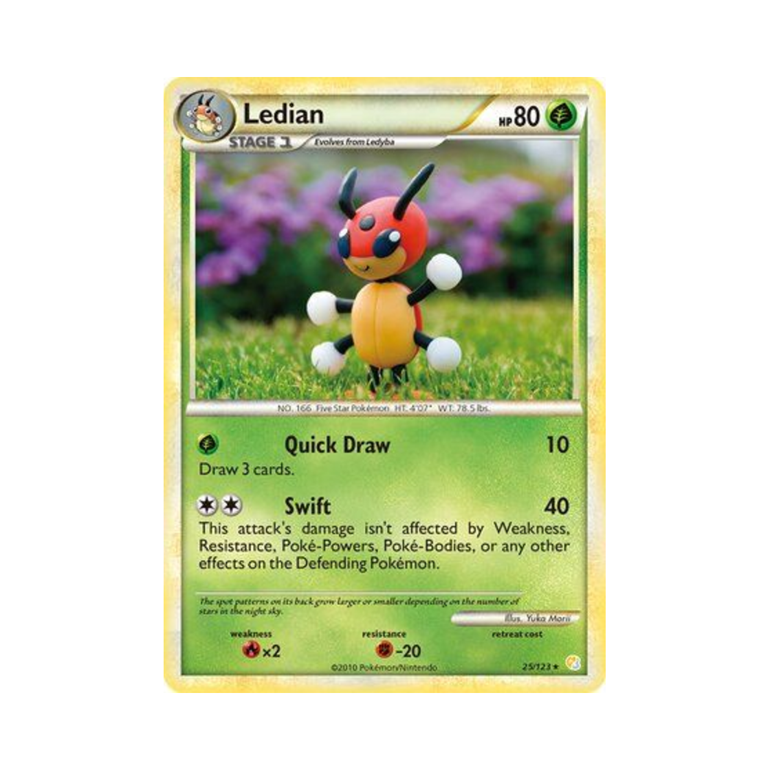포켓몬 TCG 레디안 R 하트골드 & 소울실버 (영문판)(Pokemon TCG Ledian R HeartGold & SoulSilver (English Ver.))