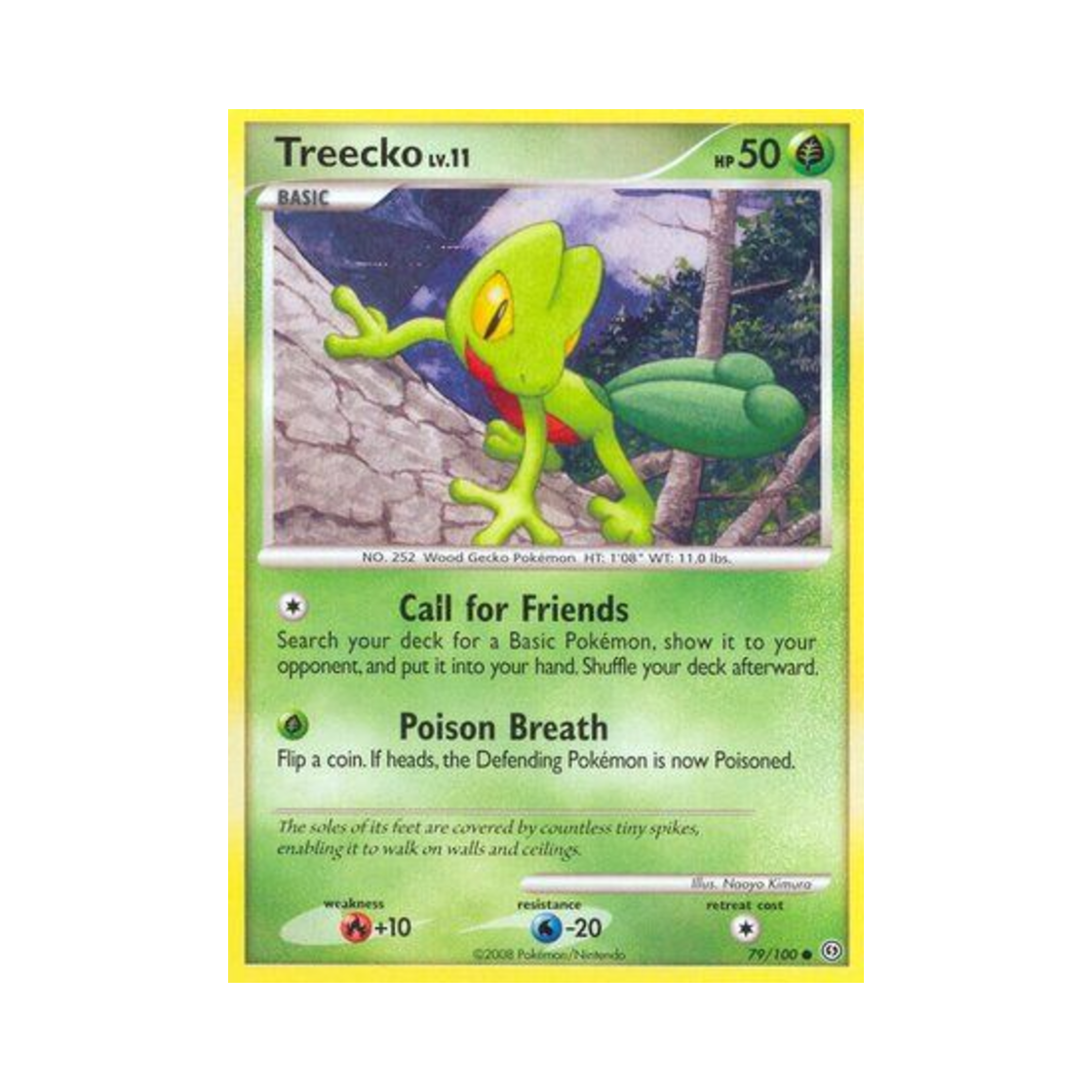 포켓몬 TCG 나무지기 C 스톰프론트 (영문판)(Pokemon TCG Treecko C Stormfront (English Ver.))