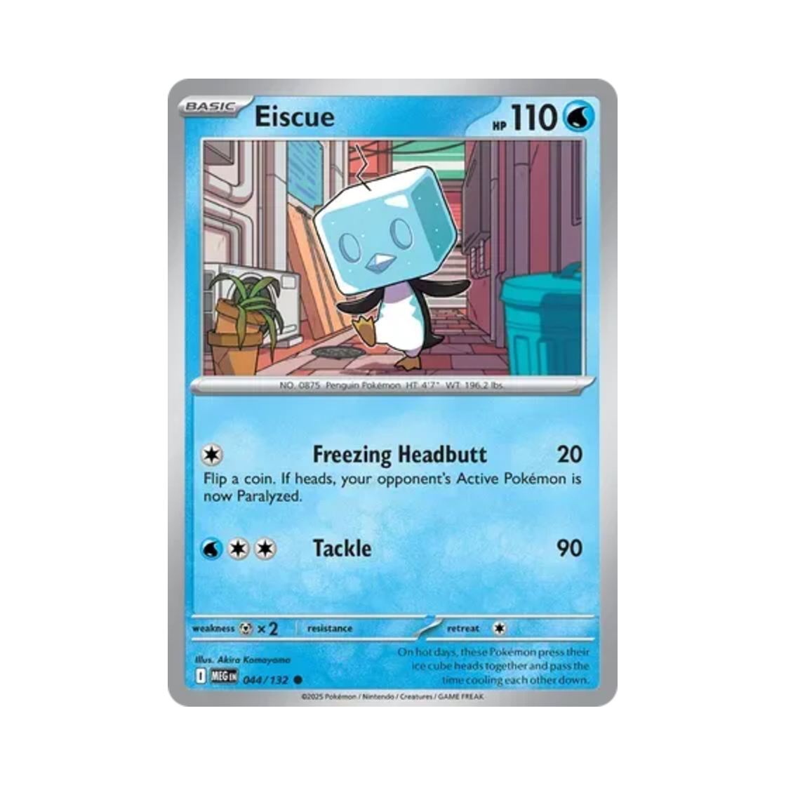 포켓몬 TCG 빙큐보 C 메가 에볼루션 (영문판)(Pokemon TCG Eiscue C Mega Evolution (English Ver.)) - 1