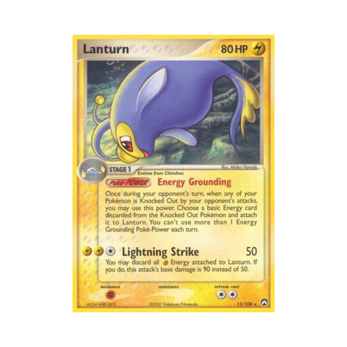 포켓몬 TCG 랜턴 R EX 파워 키퍼스(영문판)(Pokemon TCG Lanturn R EX Power Keepers (English Ver.)) - 1