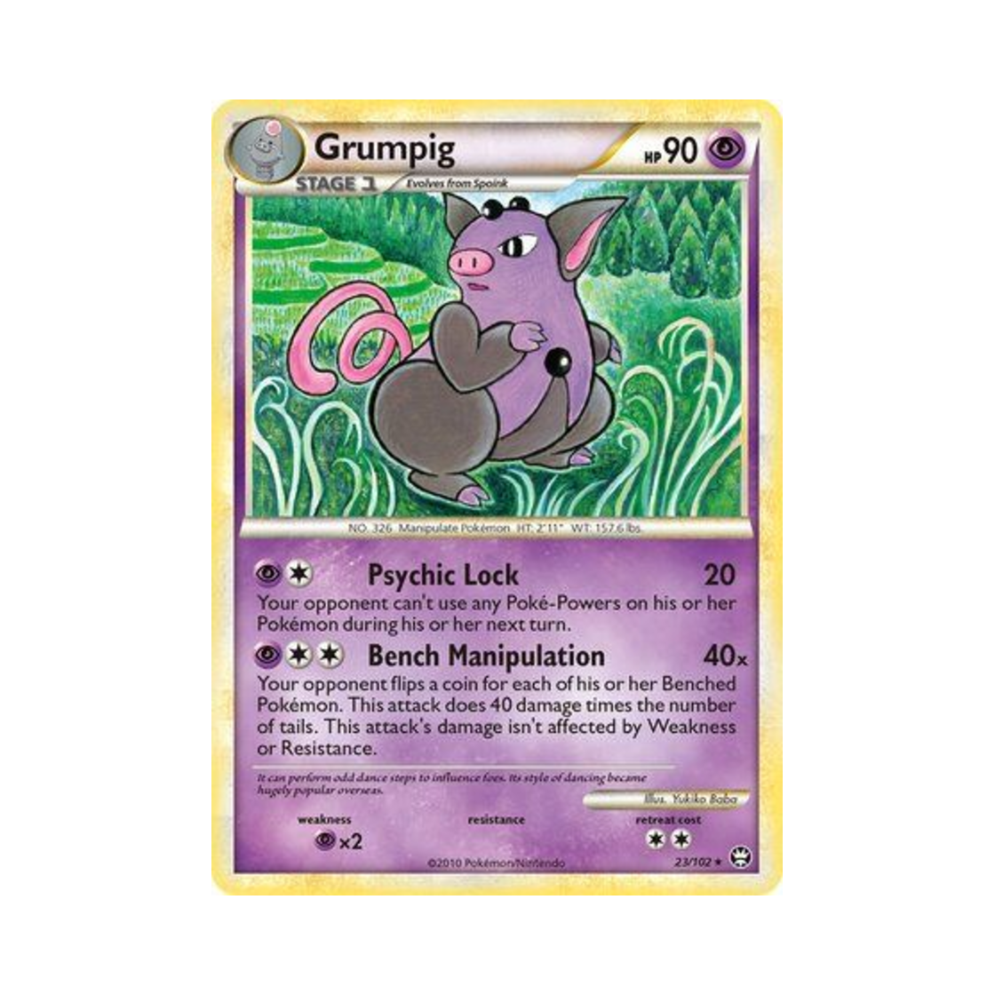 포켓몬 TCG 피그킹 R 트라이엄펀트 (영문판)(Pokemon TCG Grumpig R Triumphant (English Ver.)) - 1