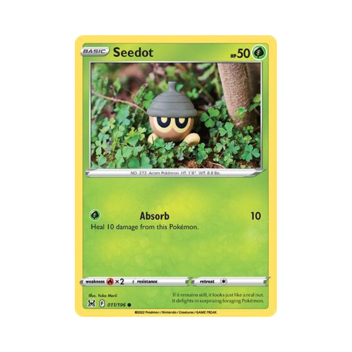 포켓몬 TCG 도토링 C 로스트 오리진 (영문판)(Pokemon TCG Seedot C Lost Origin (English Ver.)) - 1