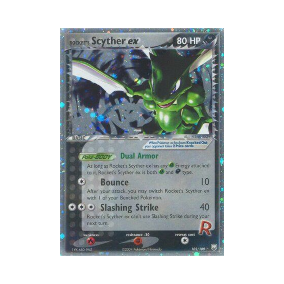 포켓몬 TCG 로켓단의 스라크 ex RHe EX 로켓단 리턴즈 (영문판)(Pokemon TCG Rocket's Scyther ex RHe EX Team Rocket Returns (English Ver.)) - 1