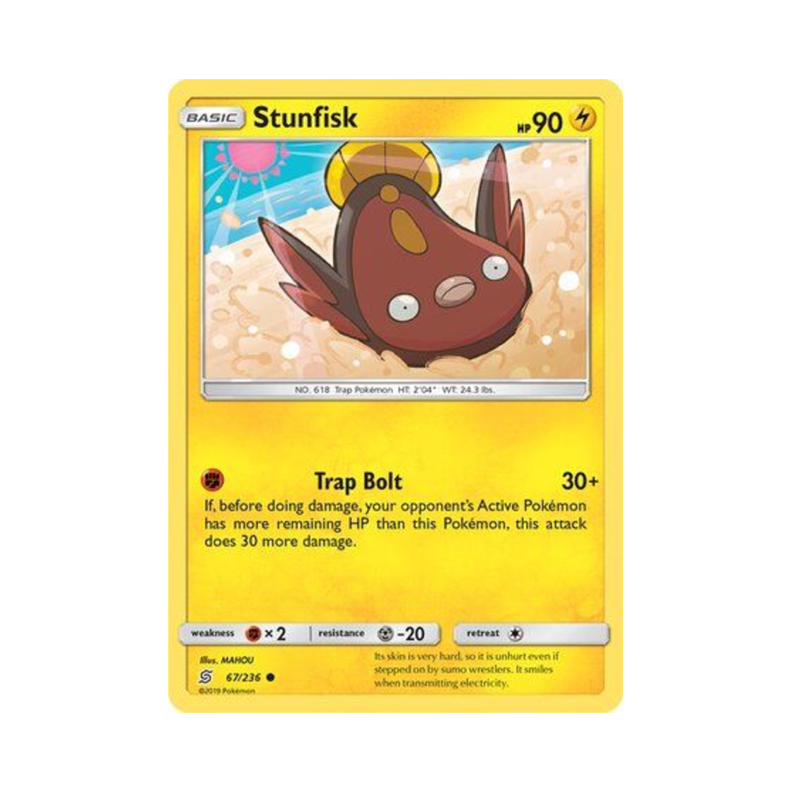 포켓몬 TCG 메더 C 유니파이드 마인즈 (영문판)(Pokemon TCG Stunfisk C Unified Minds (English Ver.)) - 1