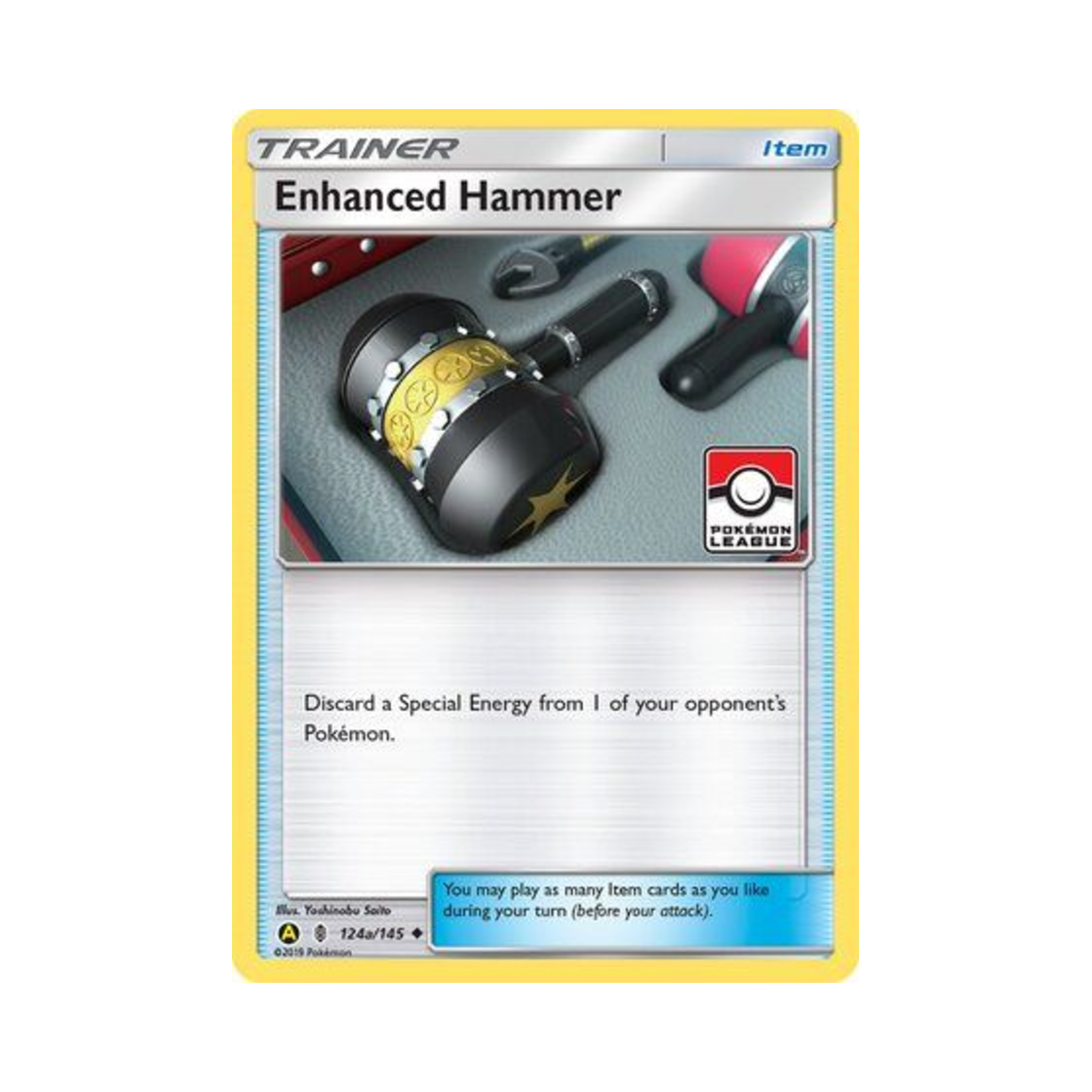 포켓몬 TCG 개조해머 U 옐로우 A 얼터네이트 (영문판)(Pokemon TCG Enhanced Hammer U Yellow A Alternate (English Ver.)) - 1