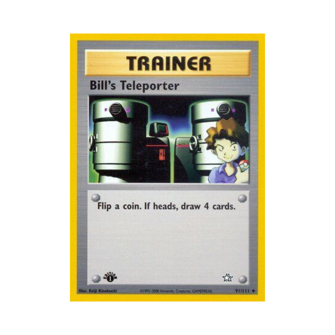 포켓몬 TCG 이수재의 텔레포터 U 네오 제네시스 (영문판)(Pokemon TCG Bill's Teleporter U Neo Genesis (English Ver.)) - 1