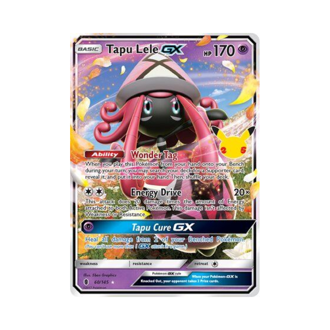 포켓몬 TCG 카푸나비나 GX RH 셀레브레이션즈 (영문판)(Pokemon TCG Tapu Lele GX RH Celebrations (English Ver.)) - 1