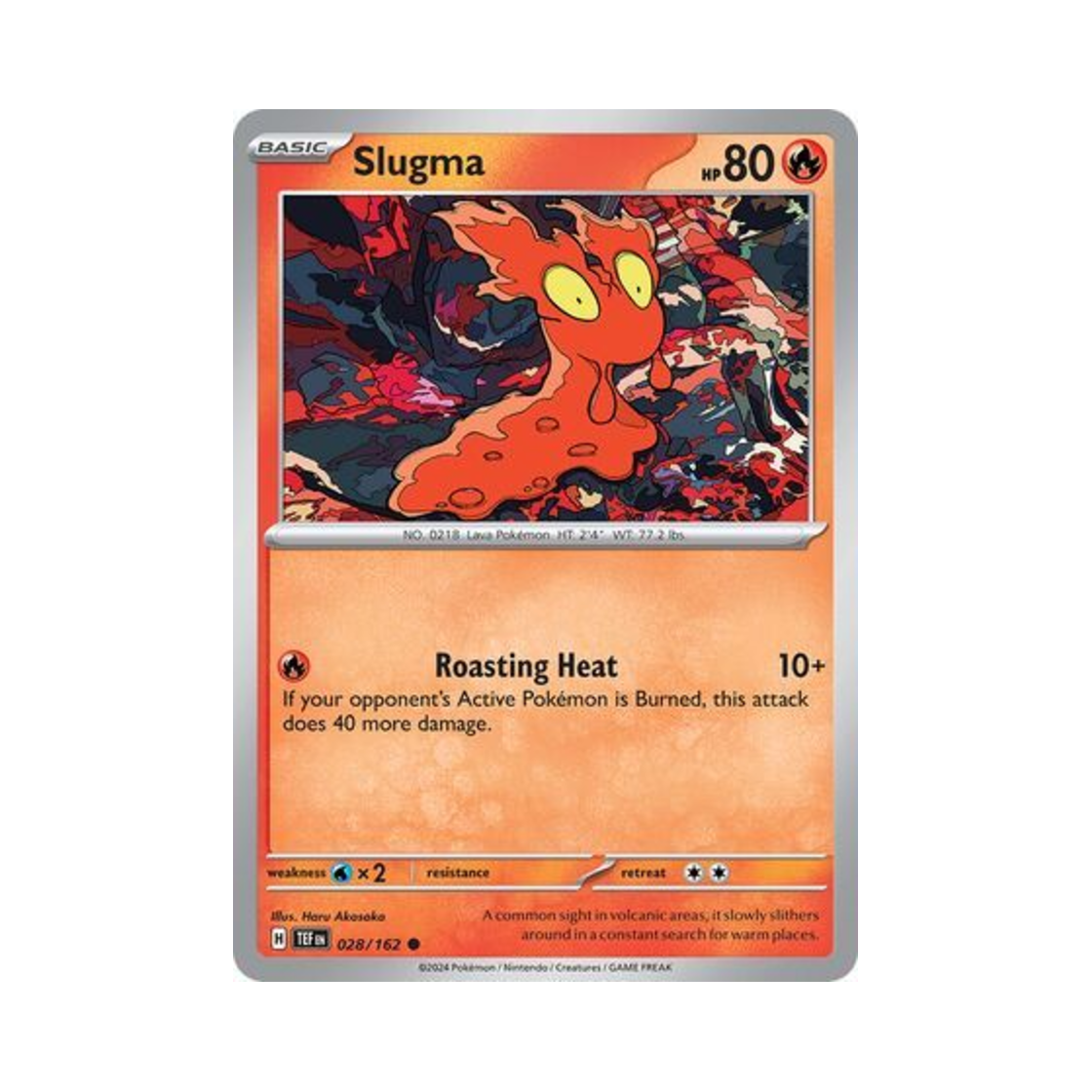 포켓몬 TCG 마그마그 C 템포럴 포시스 (영문판)(Pokemon TCG Slugma C Temporal Forces (English Ver.)) - 1