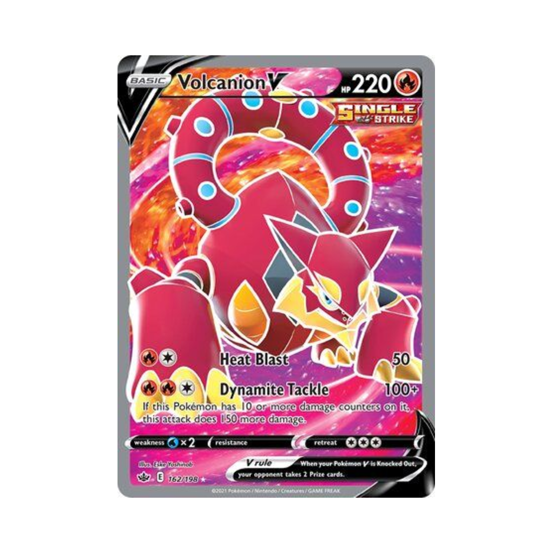 포켓몬 TCG 볼케니온 V RU 칠링 레인 (영문판)(Pokemon TCG Volcanion V RU Chilling Reign (English Ver.))
