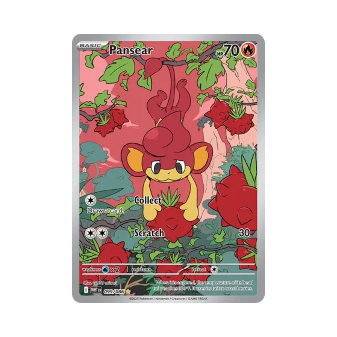 포켓몬 TCG 바오프 IR 화이트플레어 (영문판)(Pokemon TCG Pansear IR White Flare (English Ver.))