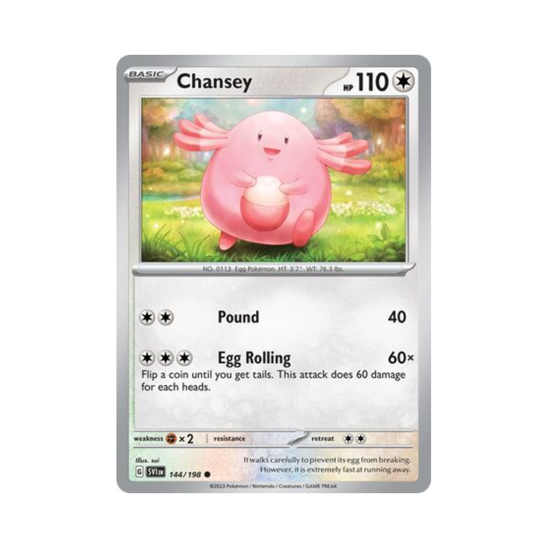 포켓몬 TCG 럭키 C 스칼렛 & 바이올렛 (영문판)(Pokemon TCG Chansey C Scarlet & Violet (English Ver.)) - 1