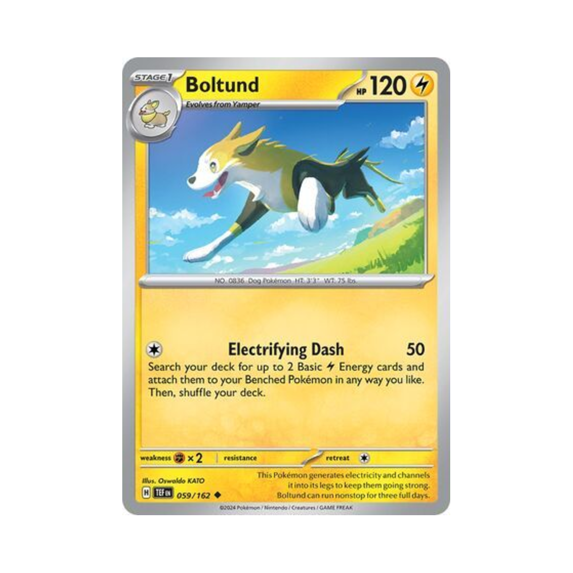 포켓몬 TCG 펄스멍 U 템포럴 포시스 (영문판)(Pokemon TCG Boltund U Temporal Forces (English Ver.)) - 1