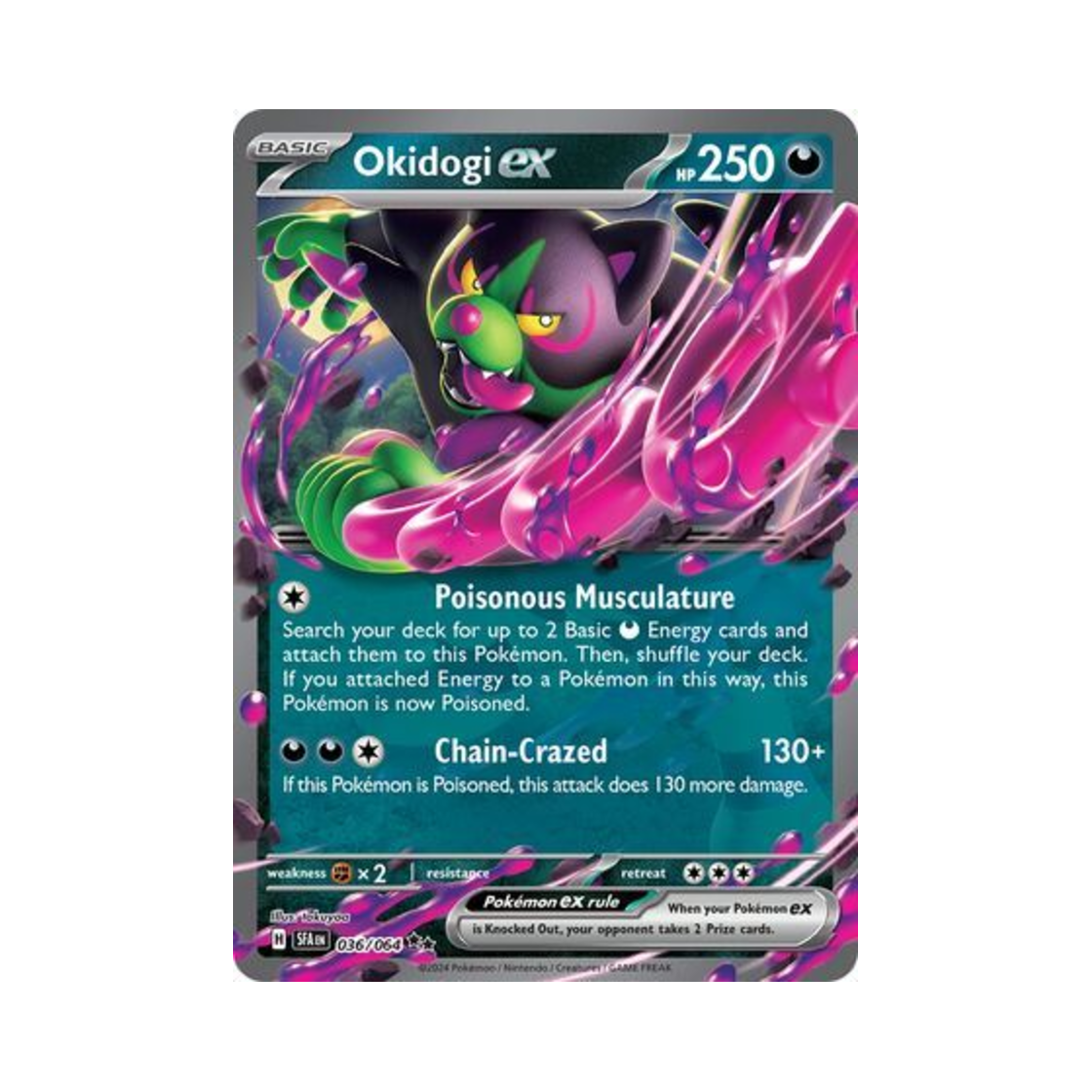 포켓몬 TCG 조타구 ex DR 슈라우디드 페이블 (영문판)(Pokemon TCG Okidogi ex DR Shrouded Fable (English Ver.)) - 1