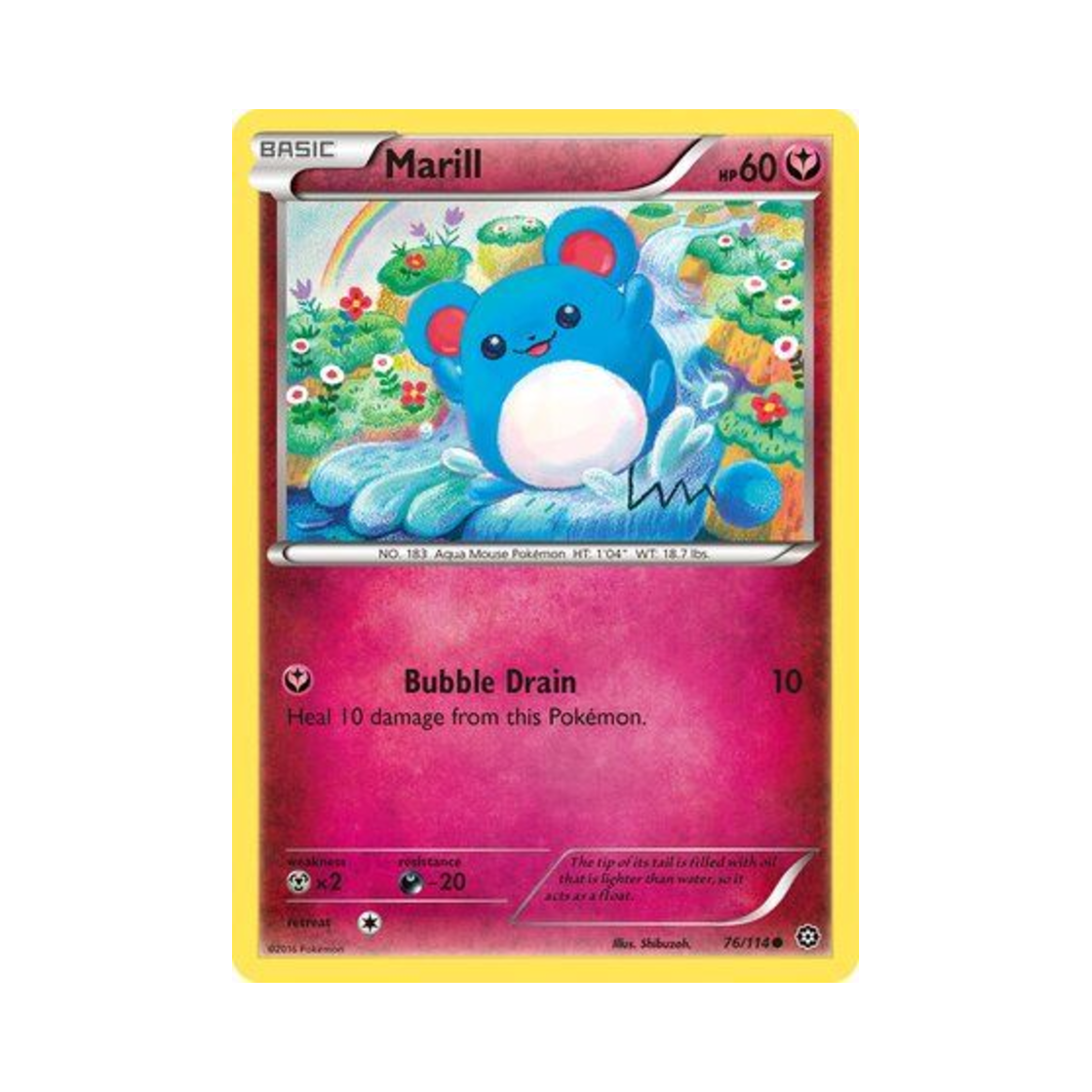 포켓몬 TCG 마릴 C 스팀 시즈 (영문판)(Pokemon TCG Marill C Steam Siege (English Ver.)) - 1