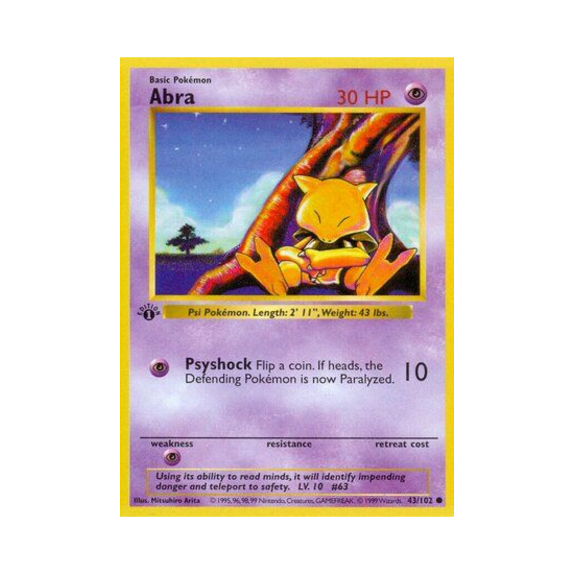 포켓몬 TCG 캐이시 C 베이스 세트 (영문판)(Pokemon TCG Abra C Base Set (English Ver.)) - 1