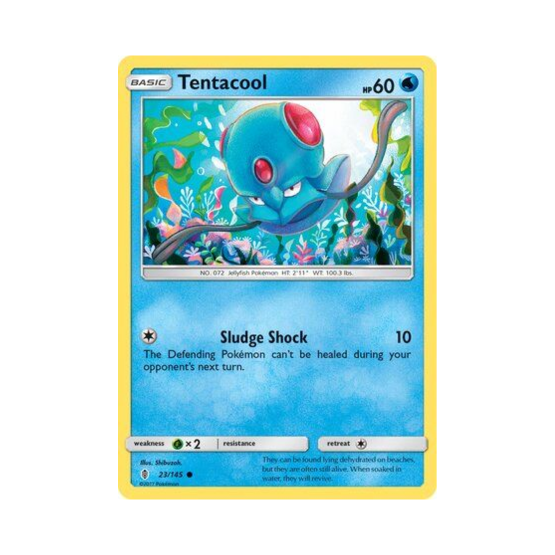 포켓몬 TCG 왕눈해 C 가디언스 라이징 (영문판)(Pokemon TCG Tentacool C Guardians Rising (English Ver.)) - 1