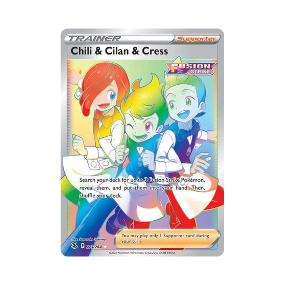 포켓몬 TCG 팟과 덴트와 콘 RR 퓨전 스트라이크 (영문판)(Pokemon TCG Chili & Cilan & Cress RR Fusion Strike (English Ver.)) - 1