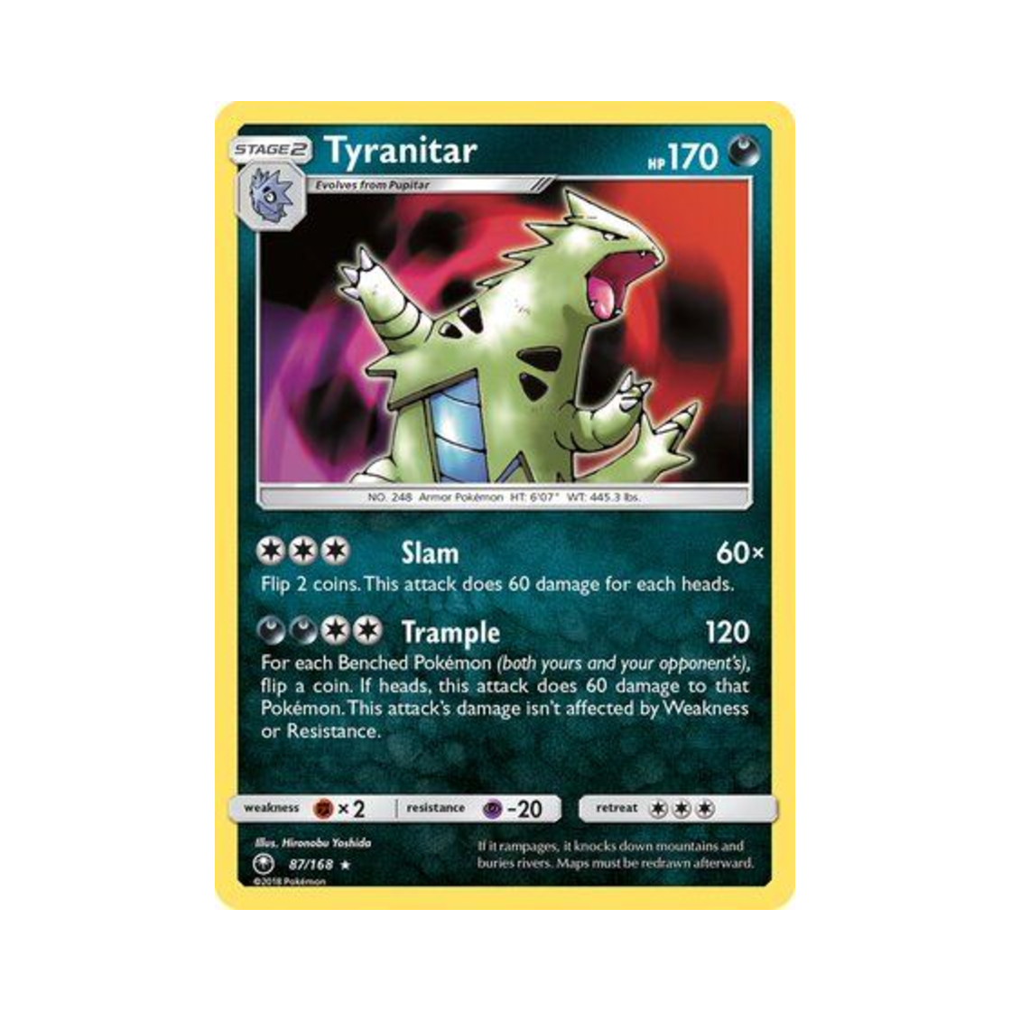 포켓몬 TCG 마기라스 RH 셀레스티얼 스톰 (영문판)(Pokemon TCG Tyranitar RH Celestial Storm (English Ver.)) - 1