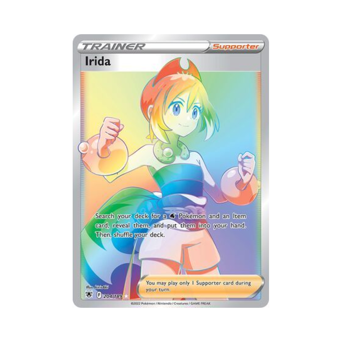 포켓몬 TCG 주혜 RR 아스트랄 레디안스 (영문판)(Pokemon TCG Irida RR Astral Radiance (English Ver.))