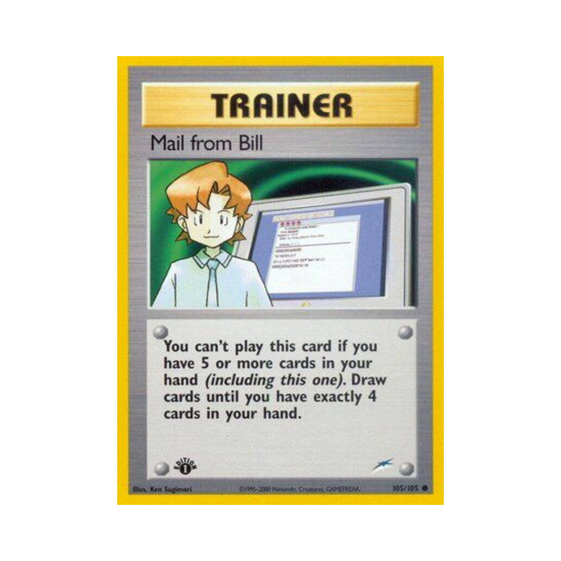 포켓몬 TCG 이수재의 메일 C 네오 데스티니 (영문판)(Pokemon TCG Mail from Bill C Neo Destiny (English Ver.)) - 1