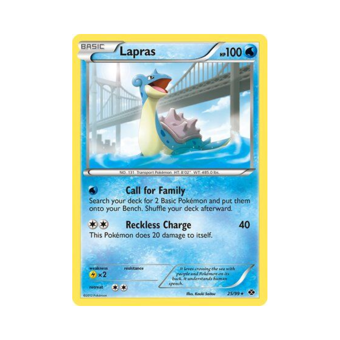 포켓몬 TCG 라프라스 R 넥스트 데스티니스 (영문판)(Pokemon TCG Lapras R Next Destinies (English Ver.)) - 1