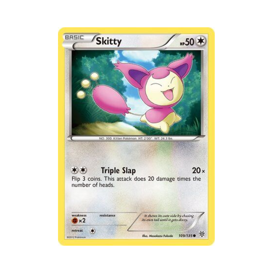 포켓몬 TCG 에나비 C 플라스마 스톰 (영문판)(Pokemon TCG Skitty C Plasma Storm (English Ver.)) - 1