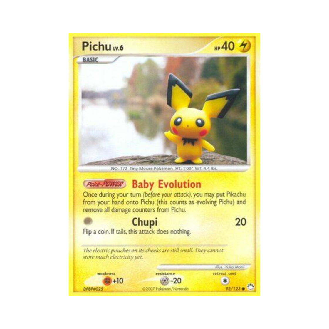 포켓몬 TCG 피츄 C 미스터리어스 트레져스 (영문판)(Pokemon TCG Pichu C Mysterious Treasures (English Ver.)) - 1