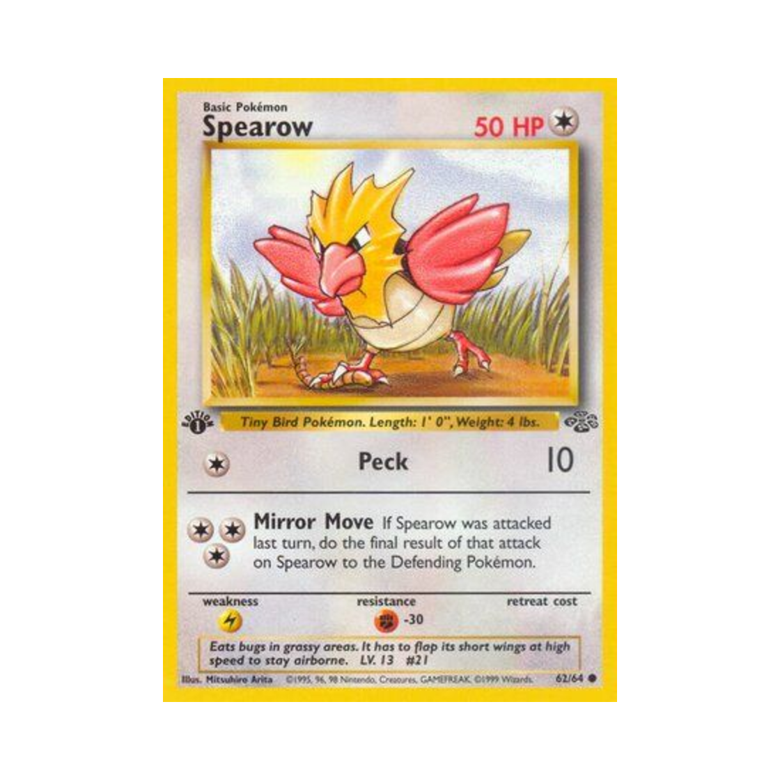 포켓몬 TCG 깨비참 C 정글 (영문판)(Pokemon TCG Spearow C Jungle (English Ver.)) - 1