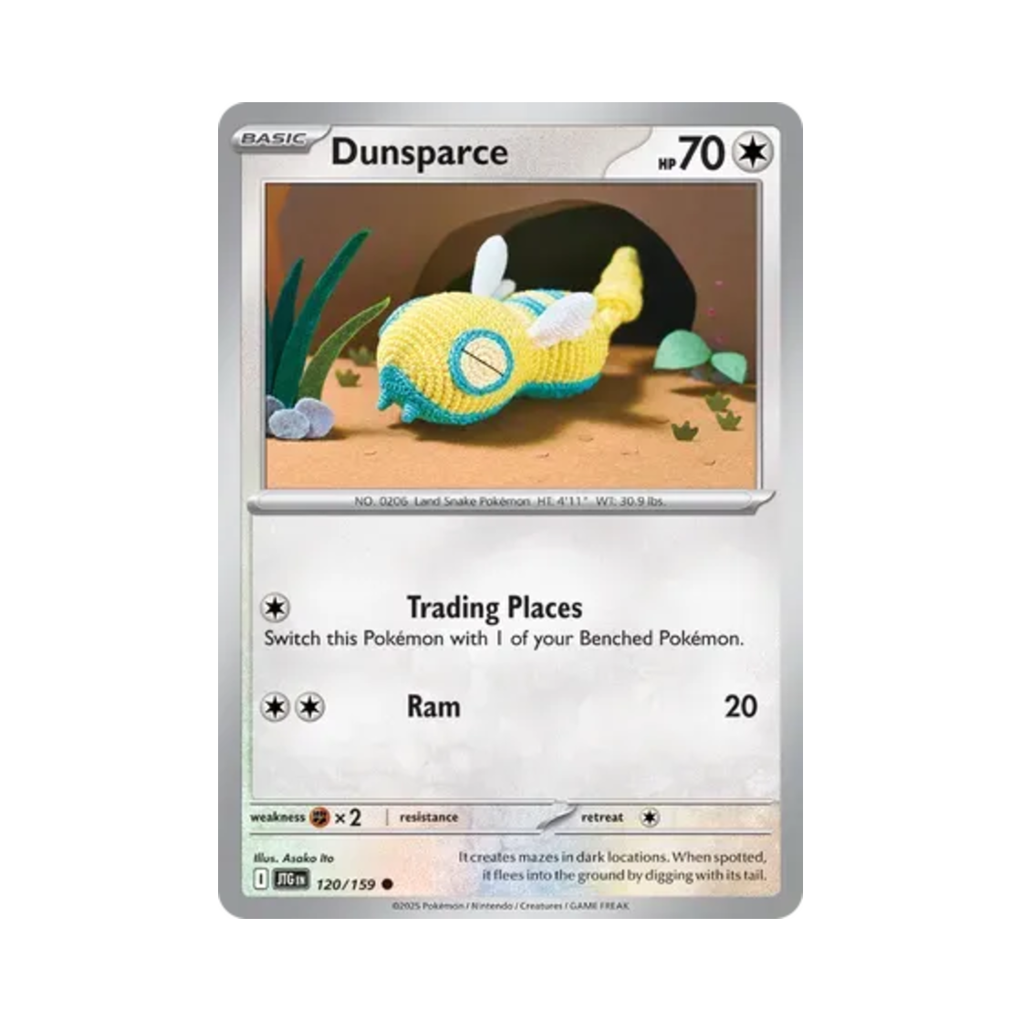 포켓몬 TCG 노고치 C 저니 투게더 (영문판)(Pokemon TCG Dunsparce C Journey Together (English Ver.)) - 1