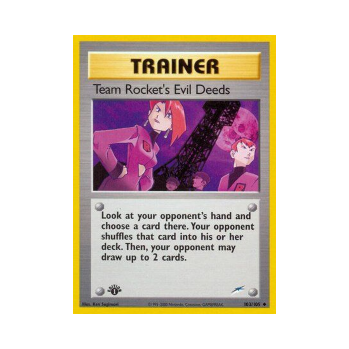 포켓몬 TCG 로켓단의 이블 디즈 U 네오 데스티니 (영문판)(Pokemon TCG Team Rocket's Evil Deeds U Neo Destiny (English Ver.)) - 1