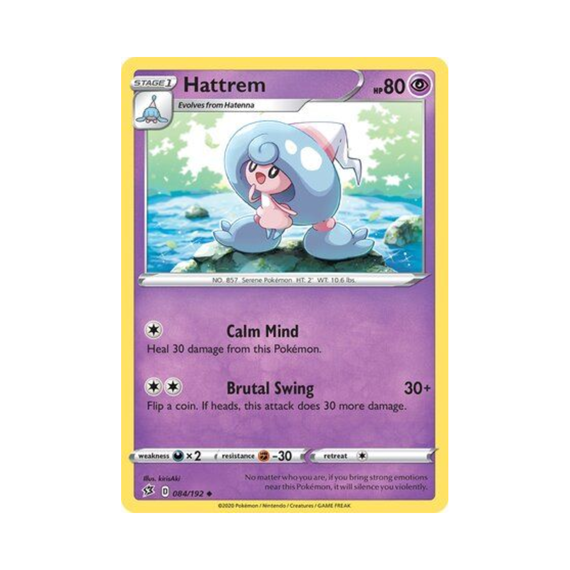포켓몬 TCG 손지브림 U 레벌 크래시 (영문판)(Pokemon TCG Hattrem U Rebel Clash (English Ver.)) - 1