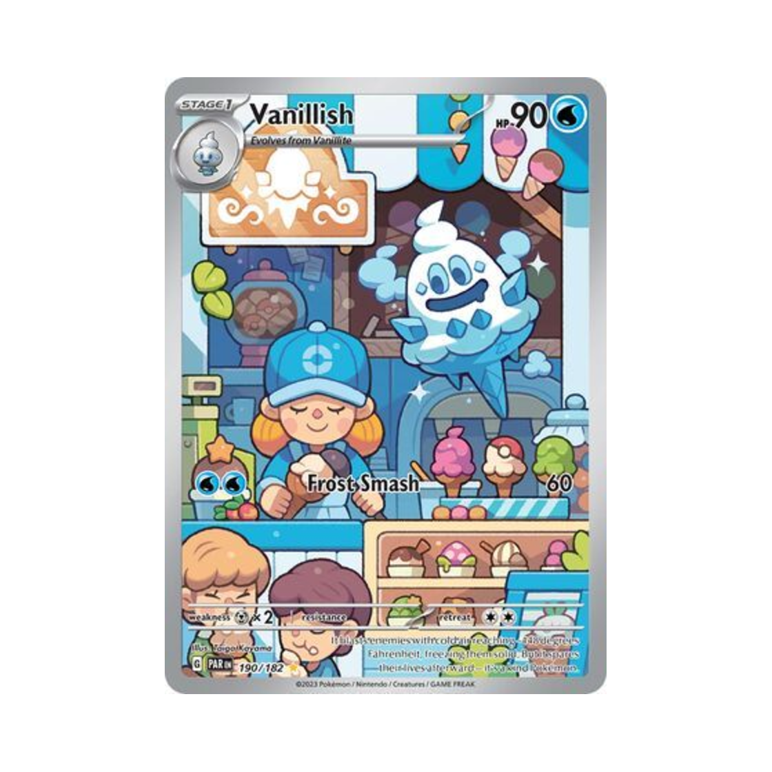 포켓몬 TCG 바닐리치 IR 파라독스 리프트 (영문판)(Pokemon TCG Vanillish IR Paradox Rift (English Ver.)) - 1