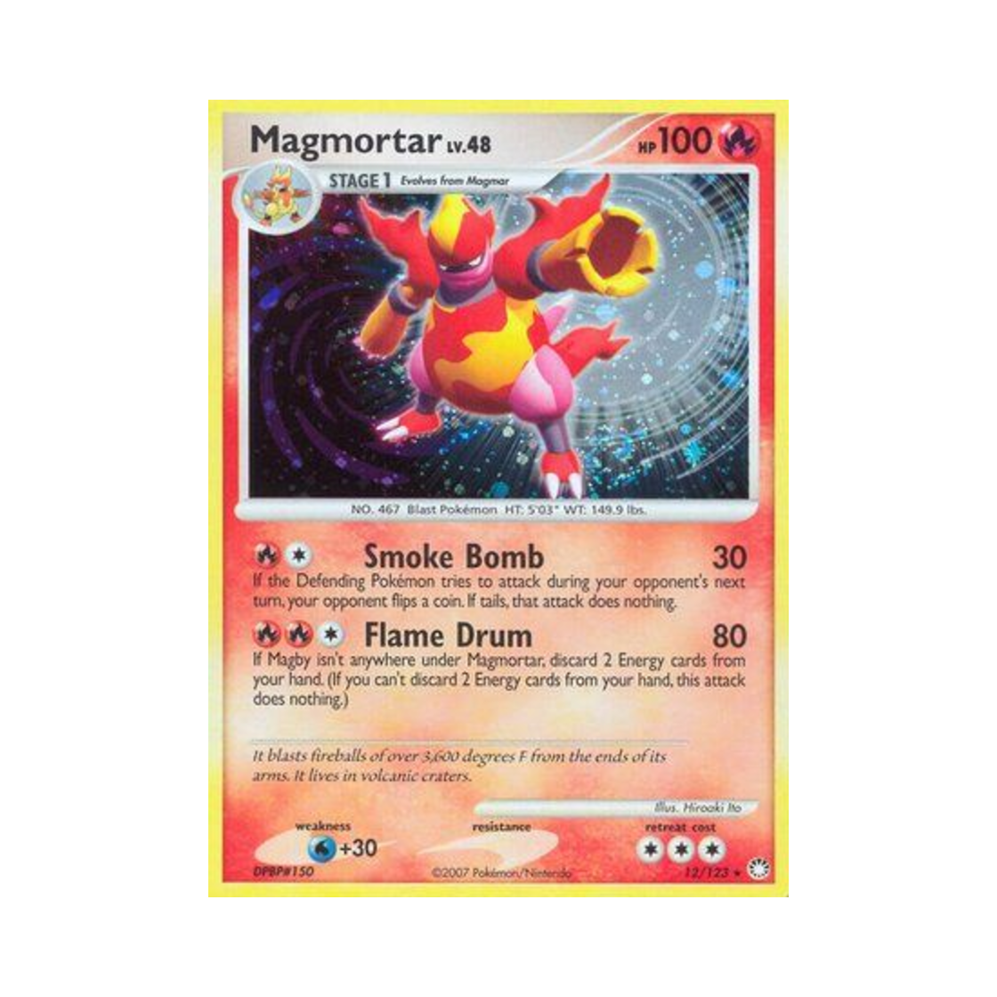 포켓몬 TCG 마그마번 RH 미스터리어스 트레져스 (영문판)(Pokemon TCG Magmortar RH Mysterious Treasures (English Ver.)) - 1