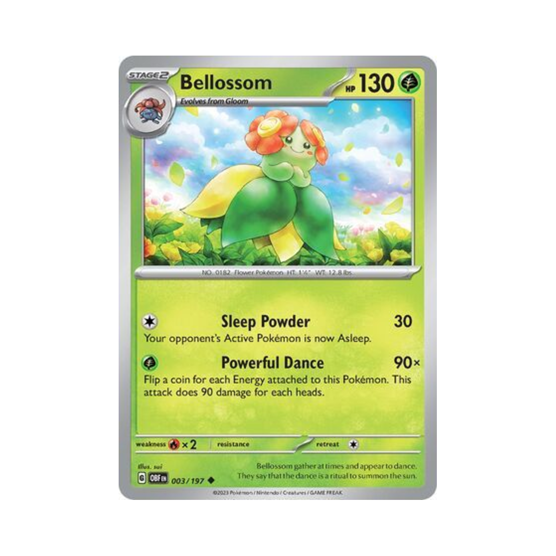 포켓몬 TCG 아르코 U 옵시디언 플레임즈 (영문판)(Pokemon TCG Bellossom U Obsidian Flames (English Ver.)) - 1