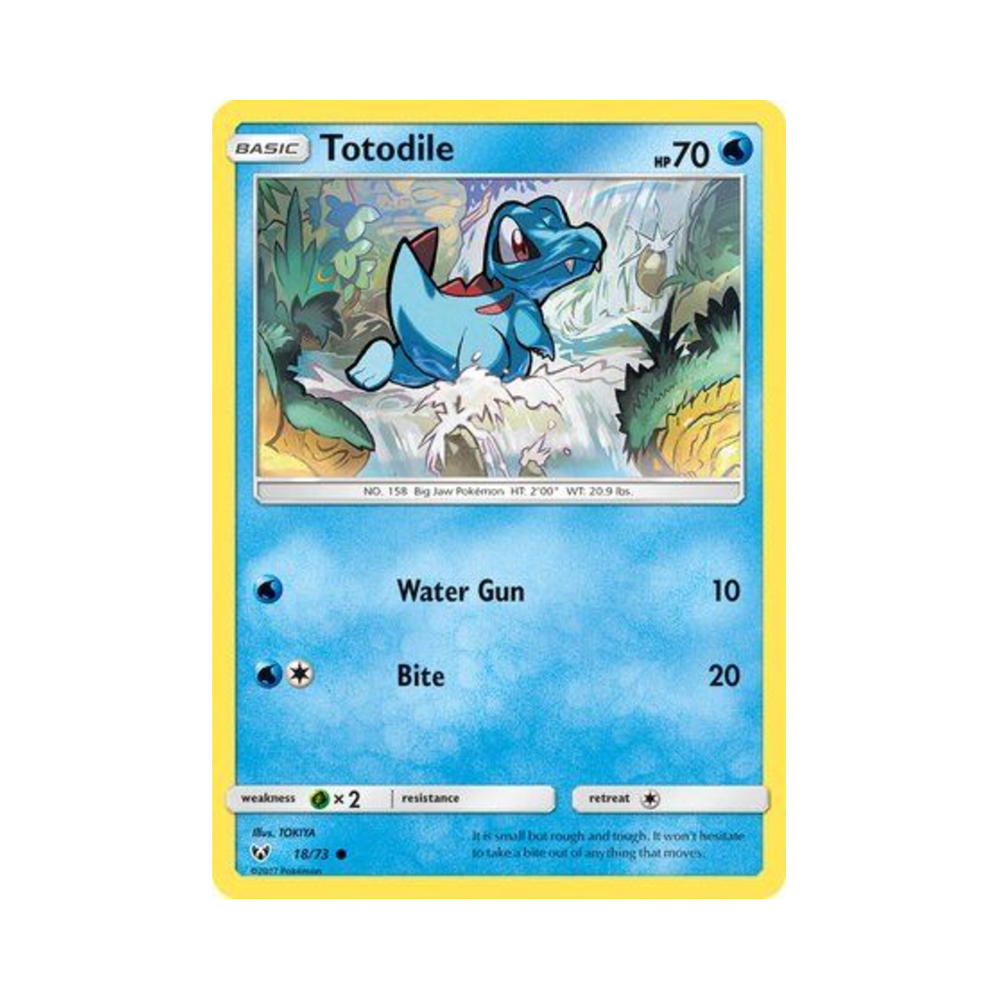 포켓몬 TCG 리아코 C 샤이닝 레전즈 (영문판)(Pokemon TCG Totodile C Shining Legends (English Ver.)) - 1