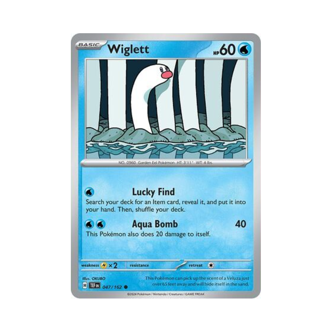포켓몬 TCG 바다그다 C 템포럴 포시스 (영문판)(Pokemon TCG Wiglett C Temporal Forces (English Ver.)) - 1