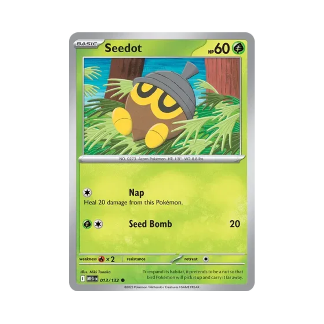 포켓몬 TCG 도토링 C 메가 에볼루션 (영문판)(Pokemon TCG Seedot C Mega Evolution (English Ver.)) - 1