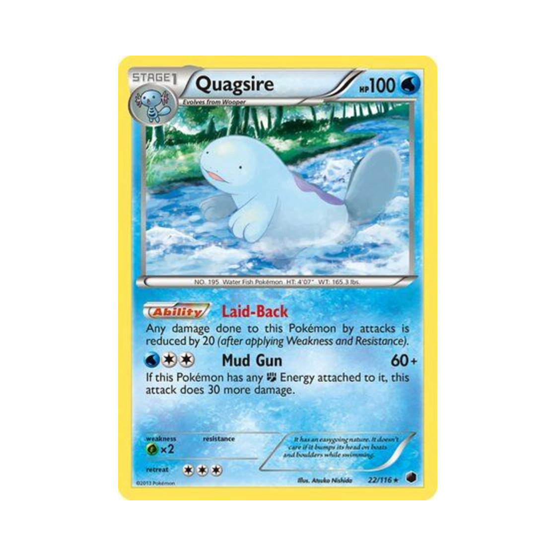 포켓몬 TCG 누오 R 플라스마 프리즈 (영문판)(Pokemon TCG Quagsire R Plasma Freeze (English Ver.)) - 1