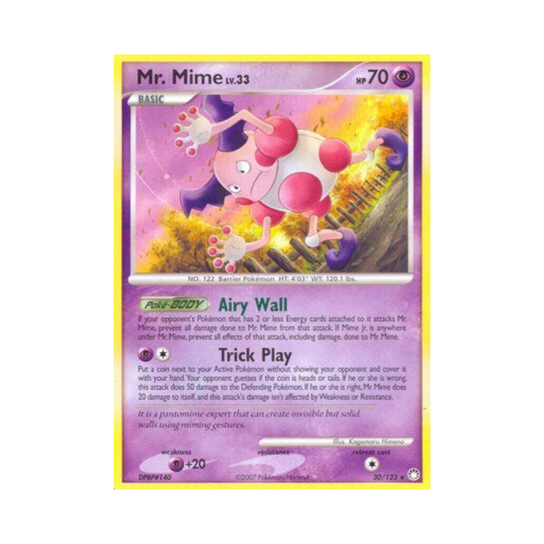 포켓몬 TCG 마임맨 R 미스터리어스 트레져스 (영문판)(Pokemon TCG Mr. Mime R Mysterious Treasures (English Ver.)) - 1